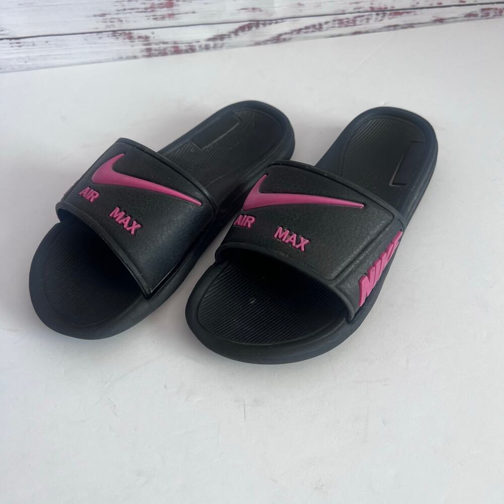 Nike Kids Air Max Cirro slides Pink Black